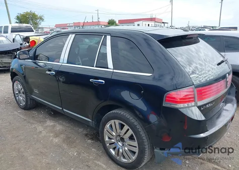 2010 Lincoln Mkx z USA, uszkodzony, nr VIN 2LMDJ6JCXABJ14761